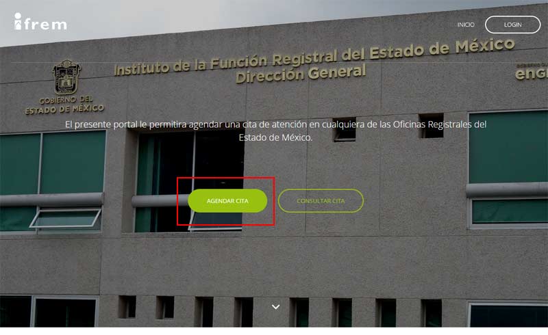 Sistema de solicitud de citas para realizar trámites en el IFREM