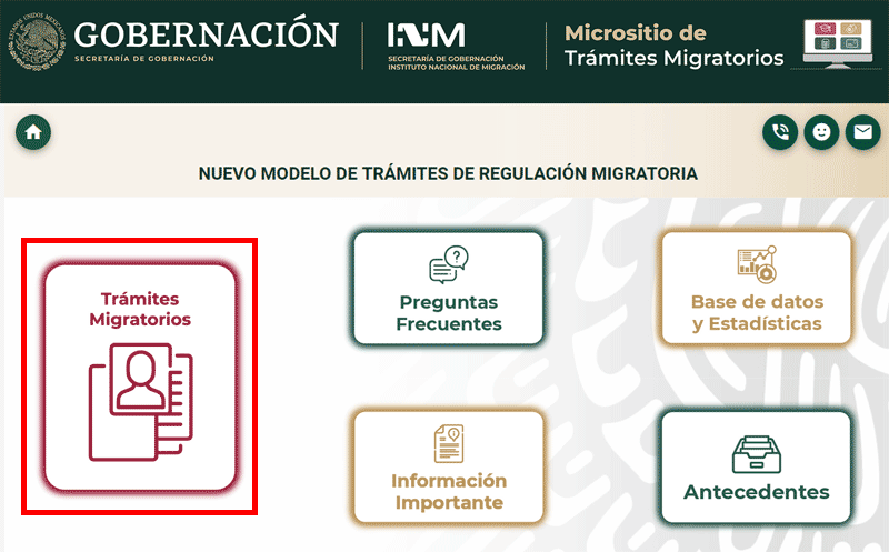 Agendar cita en el Instituto Nacional de Migración