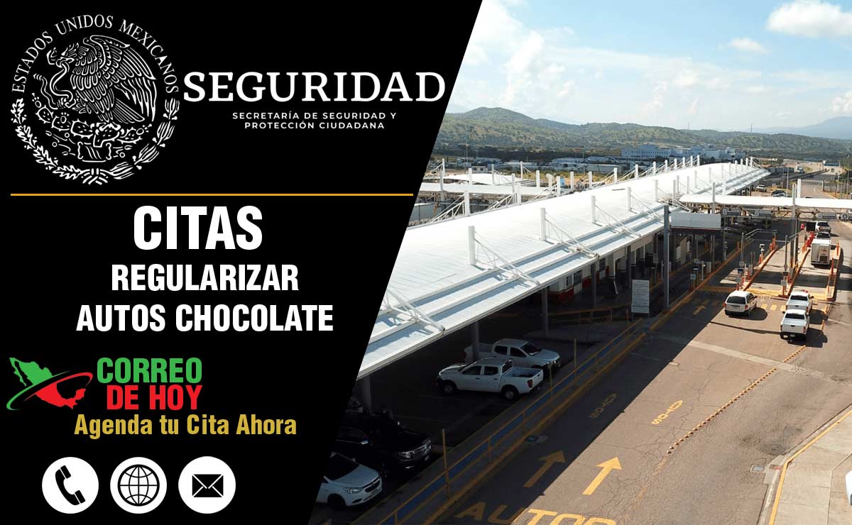 Citas para Regularizar Autos Chocolate 2025 - Información de Módulos de Inscripción Vehicular y Teléfonos