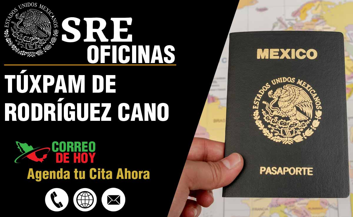 Oficinas SRE en Túxpam de Rodríguez Cano - Telfonos, Direcciones y Horarios