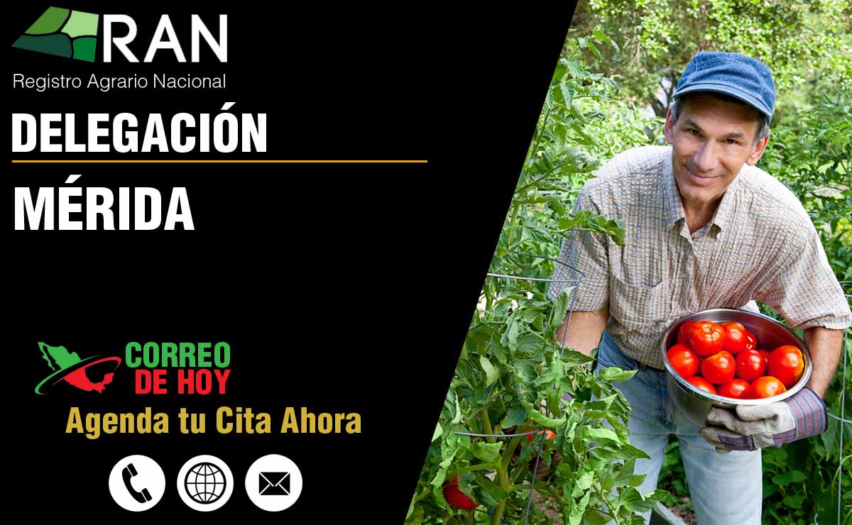 Delegaciones del RAN en M&eacute;rida - Direcciones, Tel�fonos