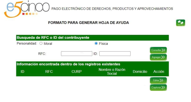 Ingresar los datos Personalidad