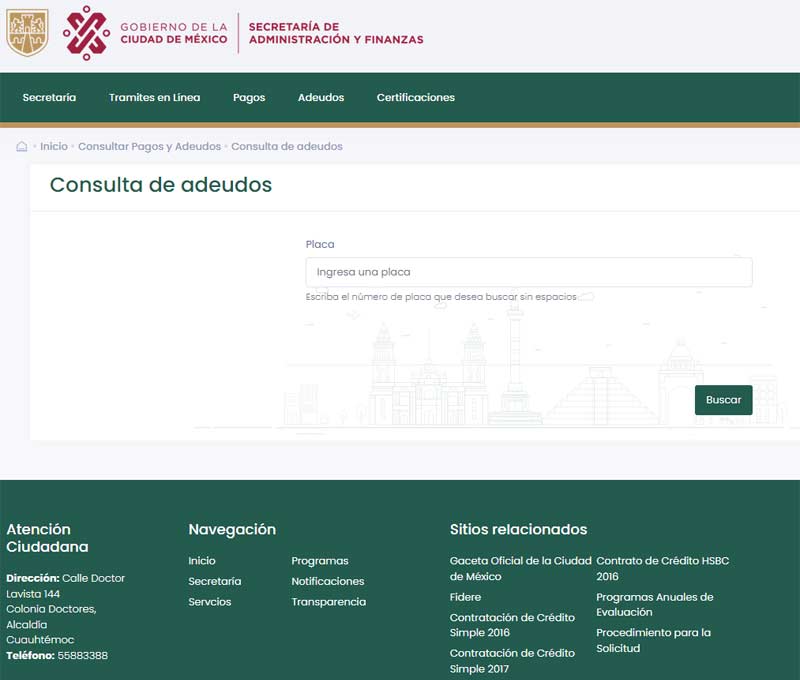 checar multa de verificación vehicular en la Ciudad de México